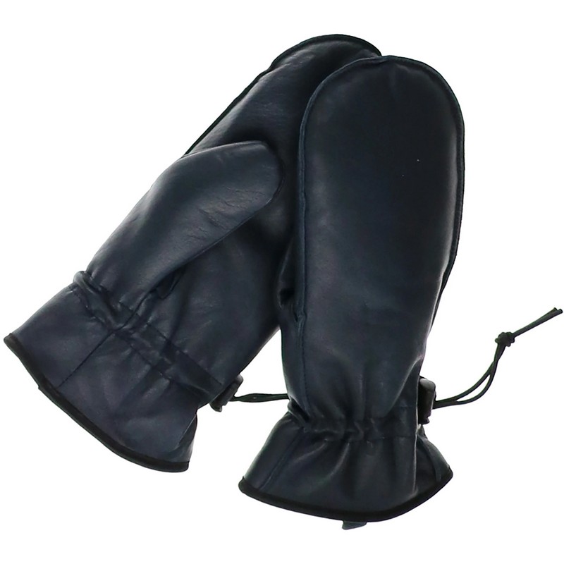 Fraas Woman's Premium Leather Mitten With Glove Fingers Inside