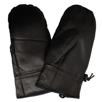 Men's Premium Leather Mitten With Glove Fingers Inside