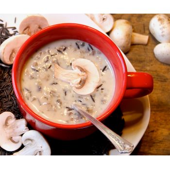 Gluten Free Cream of Wild Rice Soup