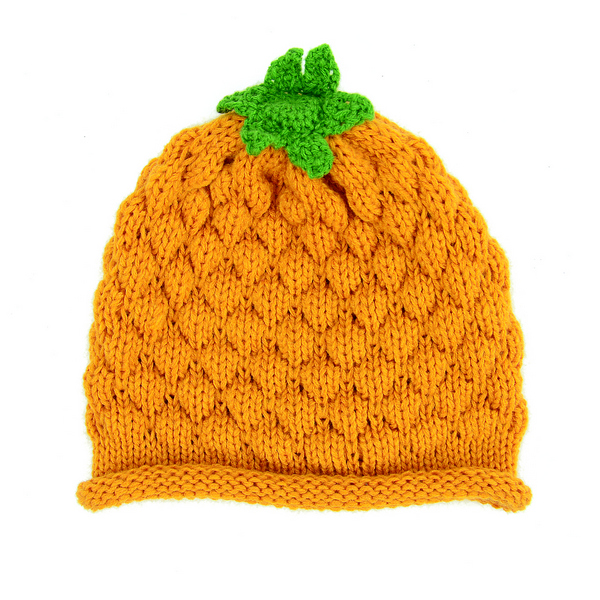 Pineapple Knit Food Hat