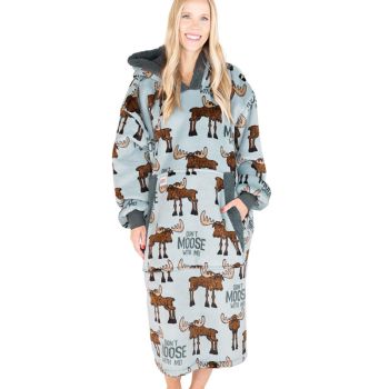 Don't Moose With Me Blanket Hoodie
