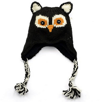 Owl (black) Animal Hat