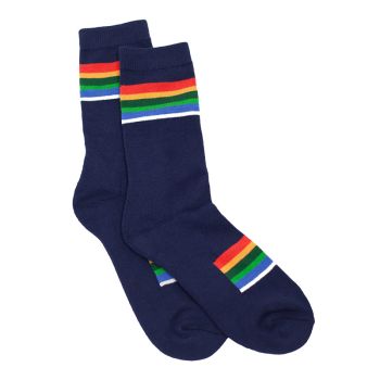 National Park Stripe Crew Socks - Crater Lake
