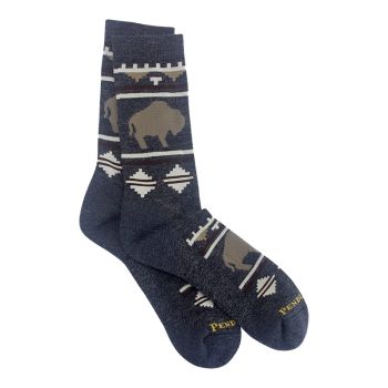Roaming Bison Camp Socks - Charcoal