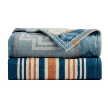 San Marino/Stripe Organic Cotton Throw Gift Pack