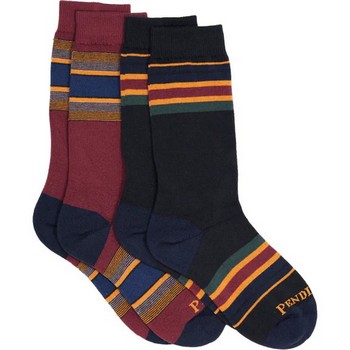 Yakima Stripe 2 - Pack Crew Socks - High Ridge + Oxford