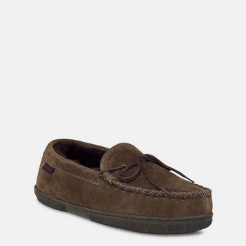 Men's Loafer Moccasin in Chocolate
