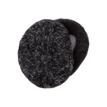 Mohair Charcoal Earbags