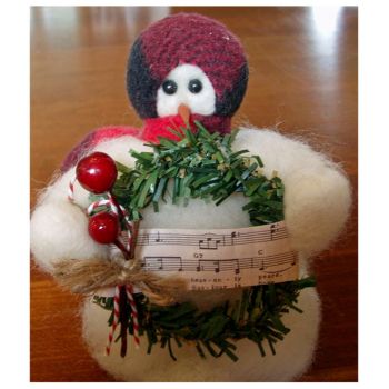 Sing Noel - Wooly® Primitive Snowman