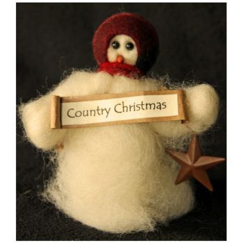 Country Christmas - Wooly® Primitive Snowman