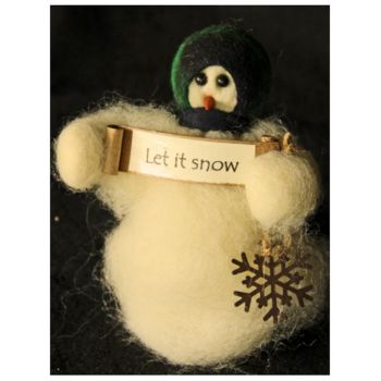 Let it Snow - Wooly® Primitive Snowman