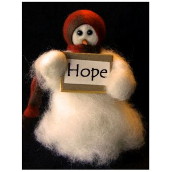 Hope - Wooly®Primitive Snowman