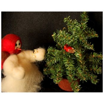 Forest Friends - Wooly® Primitive Snowman