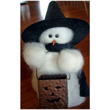 Tricks Or - Wooly® Primitive Snowman