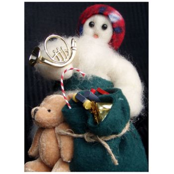 Packing Up - Wooly® Primitive Snowman