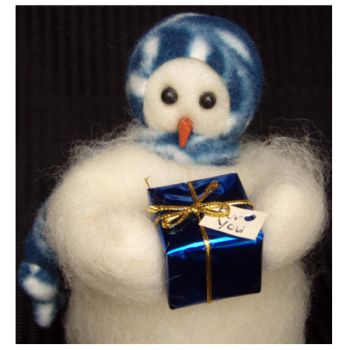 For You - Wooly® Primitive Snowman