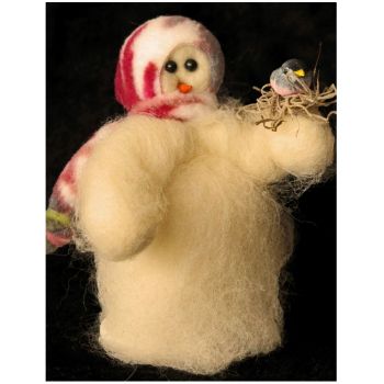 Welcome Spring - Wooly® Primitive Snowman
