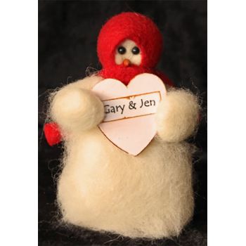 Sweet Hearts - Wooly® Primitive Snowman