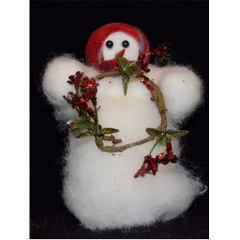 Little Glitzy - Wooly® Primitive Snowman