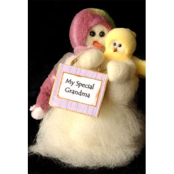 Personalizd wMini - Wooly® Primitive Snowman