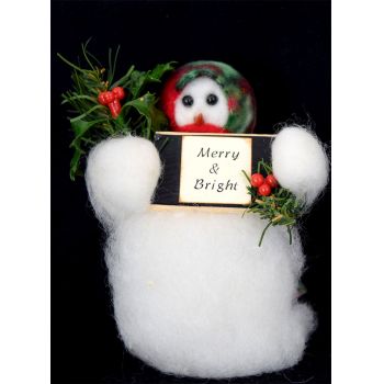 Merry & Bright - Wooly® Primitive Snowman