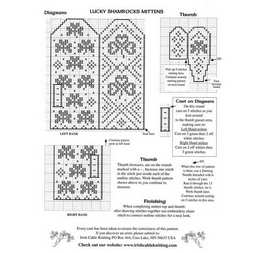 Lucky Shamrocks Mittens: Knitting Patterns