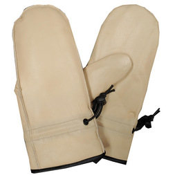 Fraas - Woman's Premium Leather Mitten With Glove Fingers Inside  