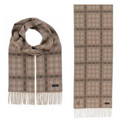  - Houndstooth Check Cashmink Scarf