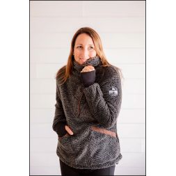Heim-Made - Stripe Fleece Pullover Top