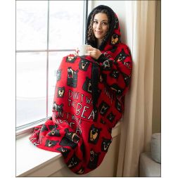 Don't Wake The Bear Blanket Hoodie