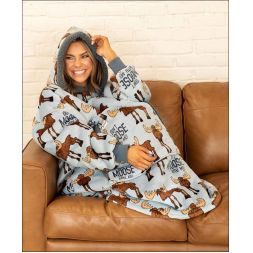 Don't Moose With Me Blanket Hoodie