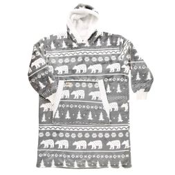 Lazy One - Nordic Bear Blanket Hoodie