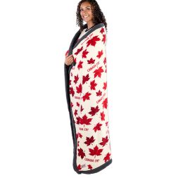 Lazy One - Canada Eh? Sherpa Throw Blanket