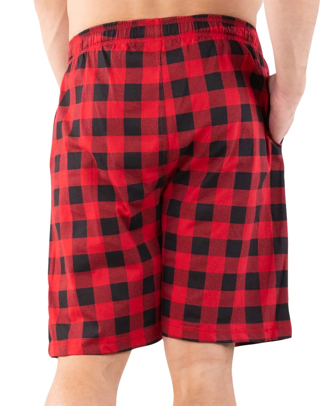 Moose Plaid Men's Pajama Shorts