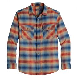 Pendleton Woolen Mills - Men's Plaid Burned Flannel Shirt