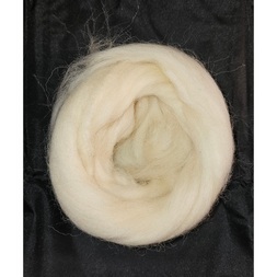 100% Worsted Wool Roving - Natural