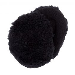 Sprigs Earbags - Animal Print Faux Fur Black Earbags