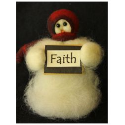 Original Wooly Snowman - Faith - Wooly® Primitive Snowman