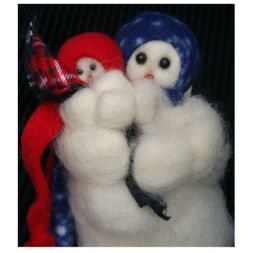 Original Wooly Snowman - My Mother's Love - Wooly® Primitive Snowman
